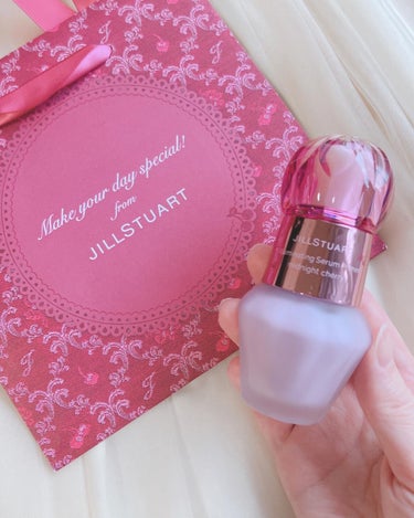 ジルスチュアート　イルミネイティング セラムプライマー 02 EX cherry aurora lavender ＜ミッドナイトチェリー＞（限定色）/JILL STUART/化粧下地を使ったクチコミ（2枚目）