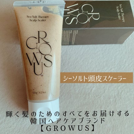 シーソルトセラピースカルプスケーラー/GROWUS/ヘッドスクラブを使ったクチコミ(1枚目)
