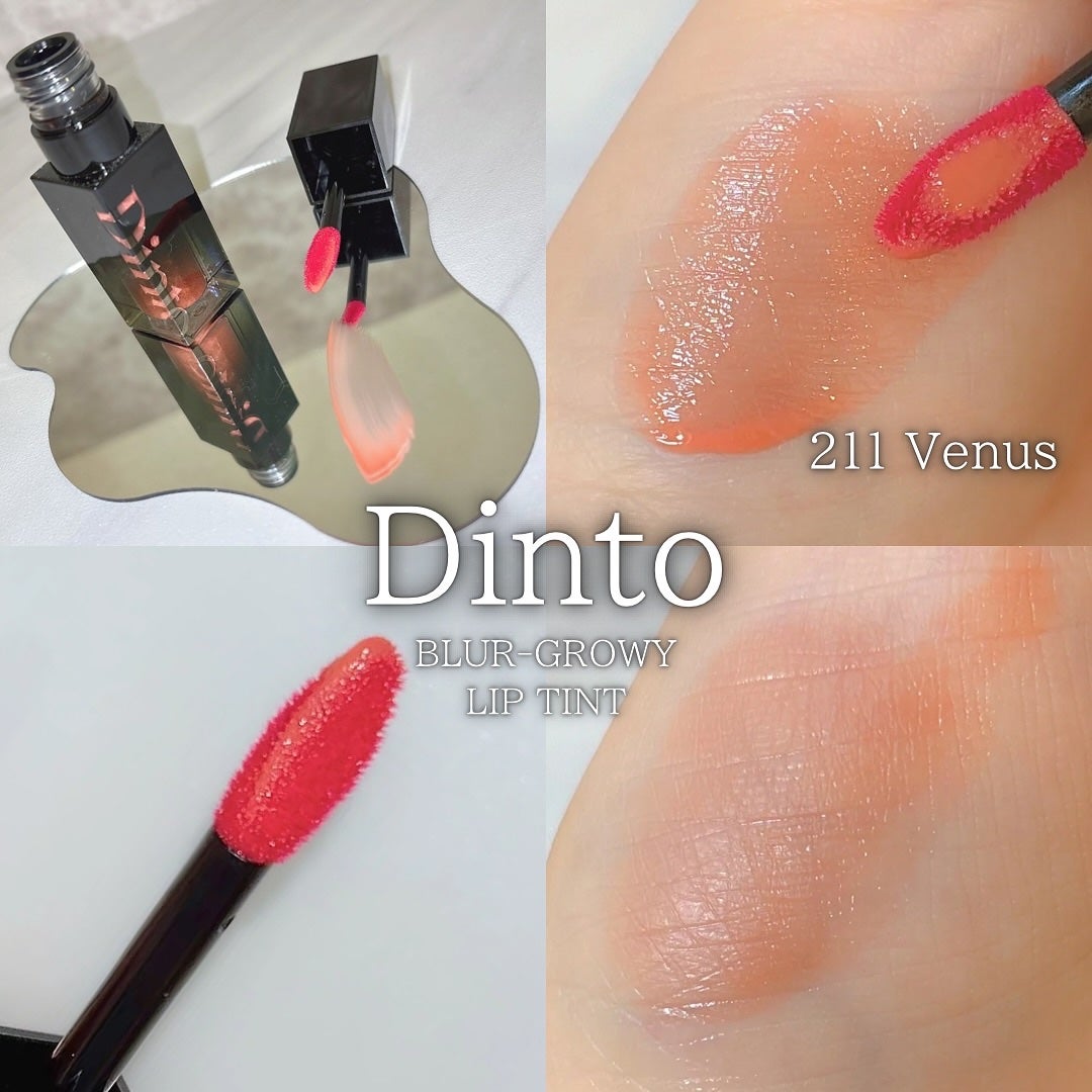 ブラーグロイリップティント/Dinto/リップティントを使ったクチコミ(2枚目)