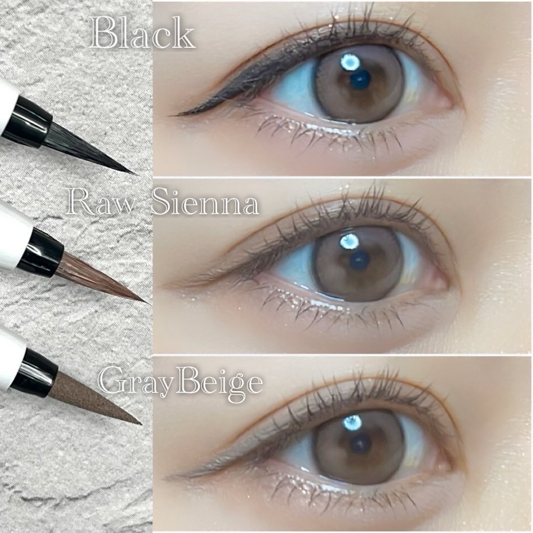 リキッドアイライナー/ルルズコスメティコ/リキッドアイライナーを使ったクチコミ（3枚目）