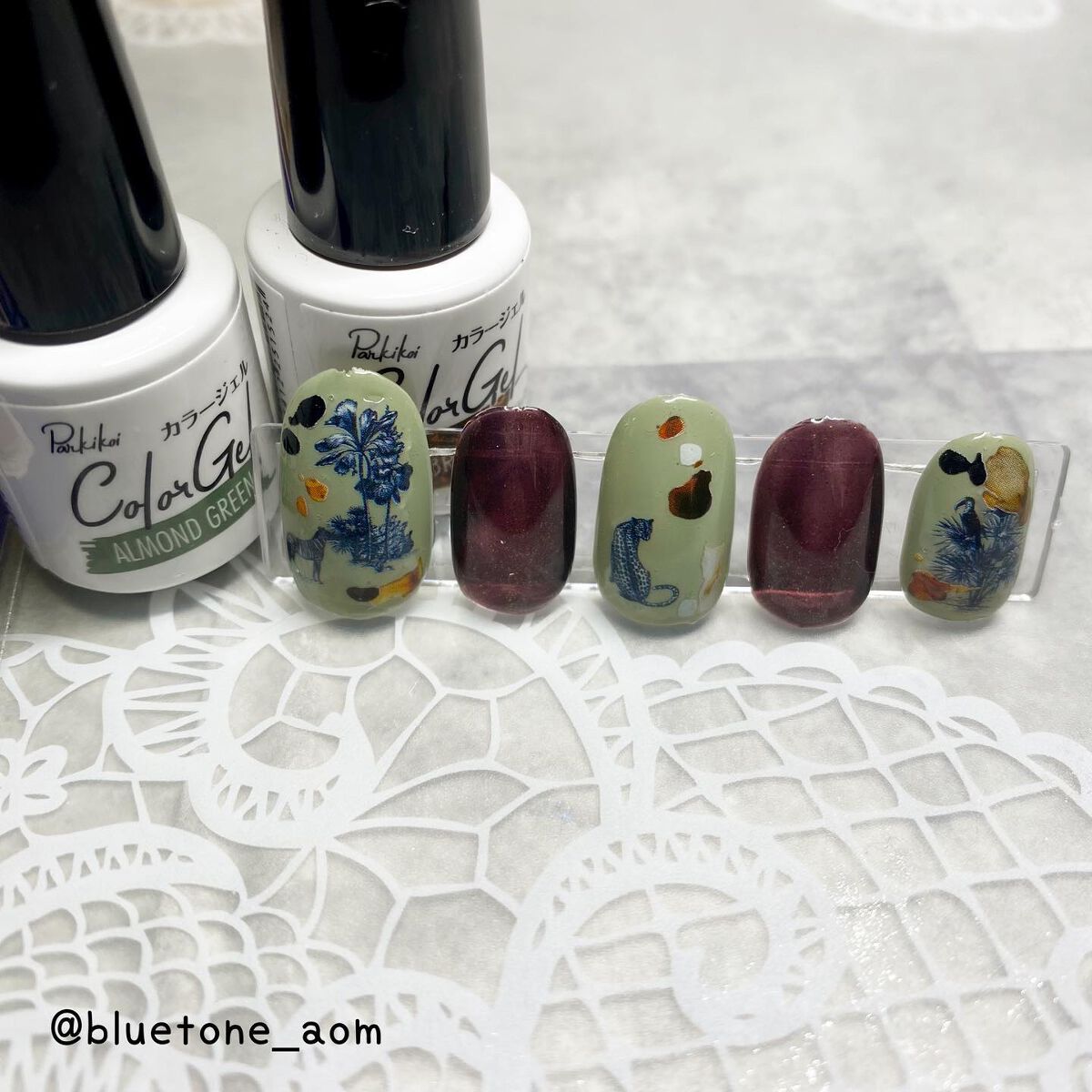 パル カラージェル/キャンドゥ/ジェルネイルを使ったクチコミ(3枚目)