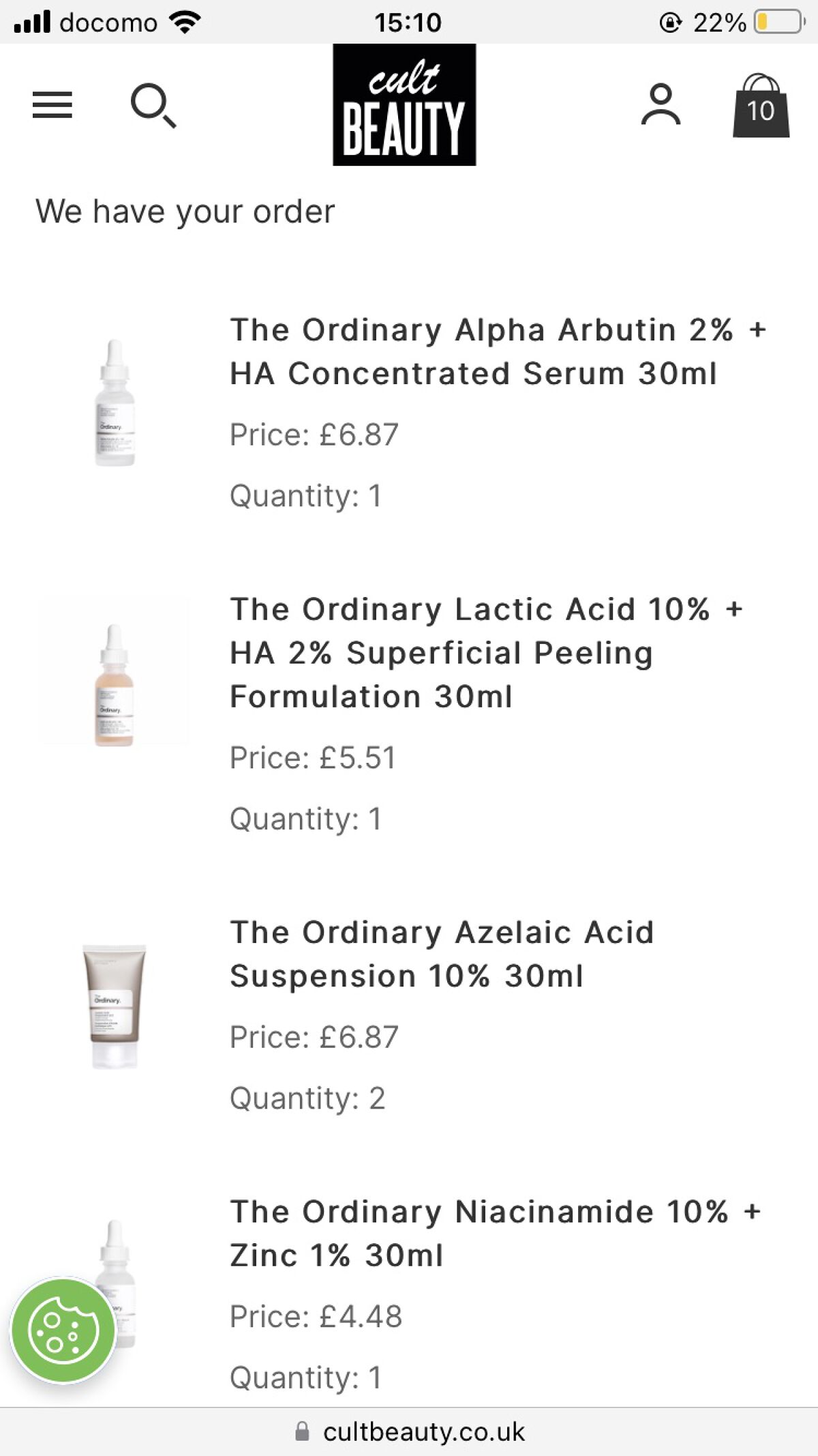 Azelaic Acid Suspension 10%/The Ordinary/美容液を使ったクチコミ（1枚目）