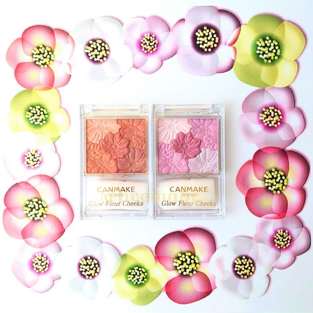 グロウフルールチークス/キャンメイク/パウダーチークを使ったクチコミ(2枚目)