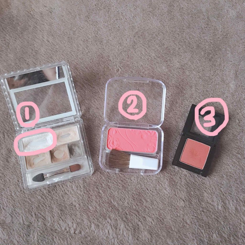 ナチュラル チークN/CEZANNE/パウダーチークを使ったクチコミ（3枚目）