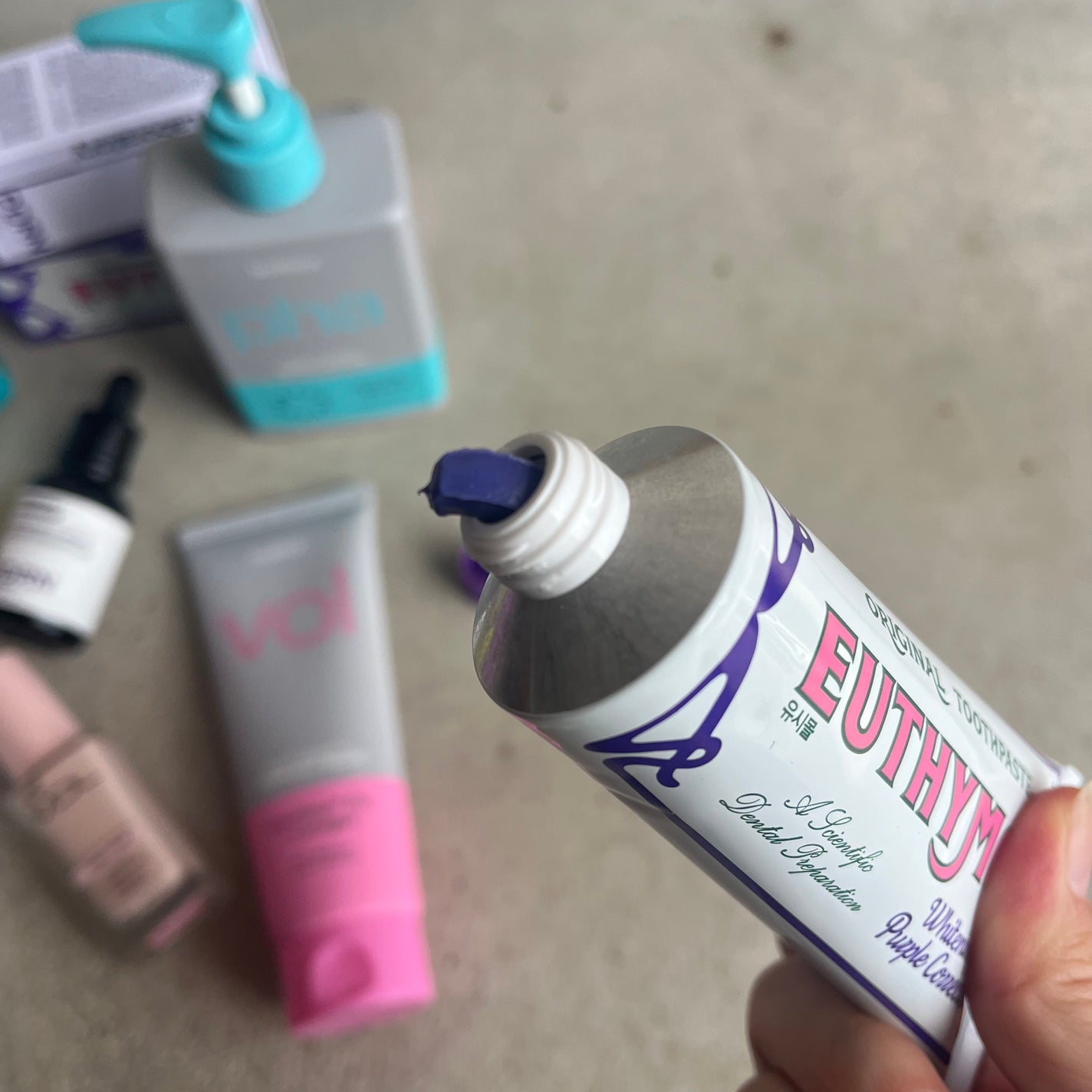 ホワイトパープル歯みがき ピーチフローラルミントの香り/EUTHYMOL/歯磨き粉を使ったクチコミ(10枚目)