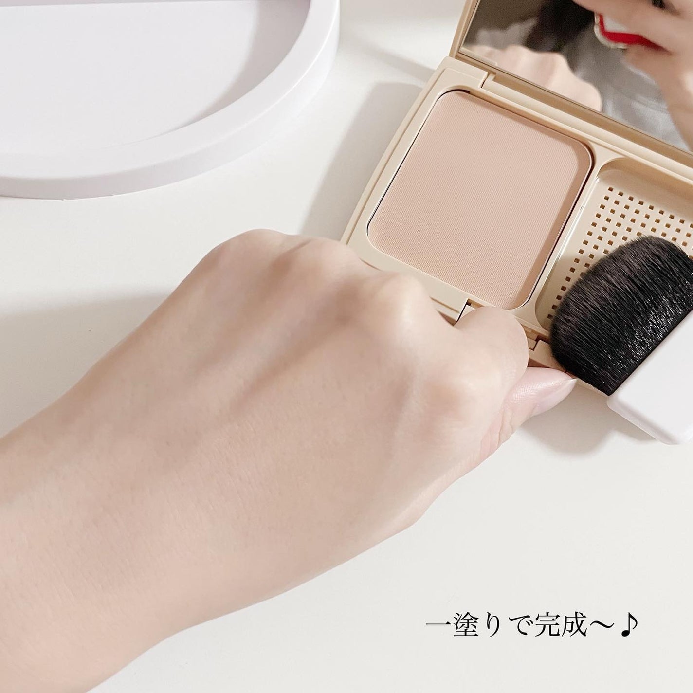 ピクジェリーク セラム パウダリー BB/Pesca(ペスカ)/パウダーファンデーションを使ったクチコミ(7枚目)