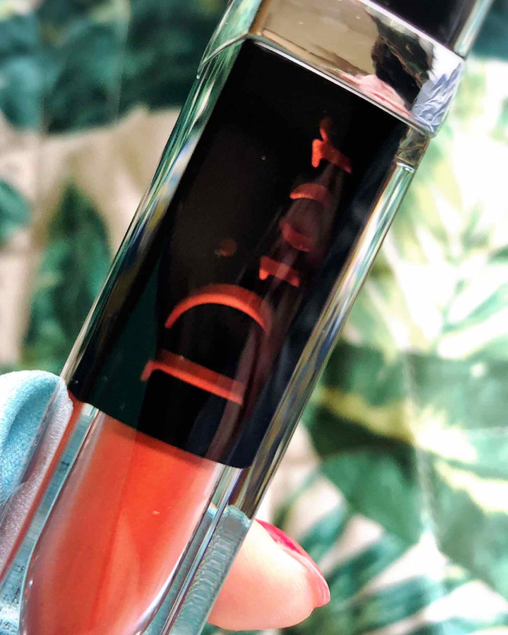 ディオール アディクト ラッカー プランプ 638 サンセット レッド/Dior/リップグロスを使ったクチコミ（1枚目）