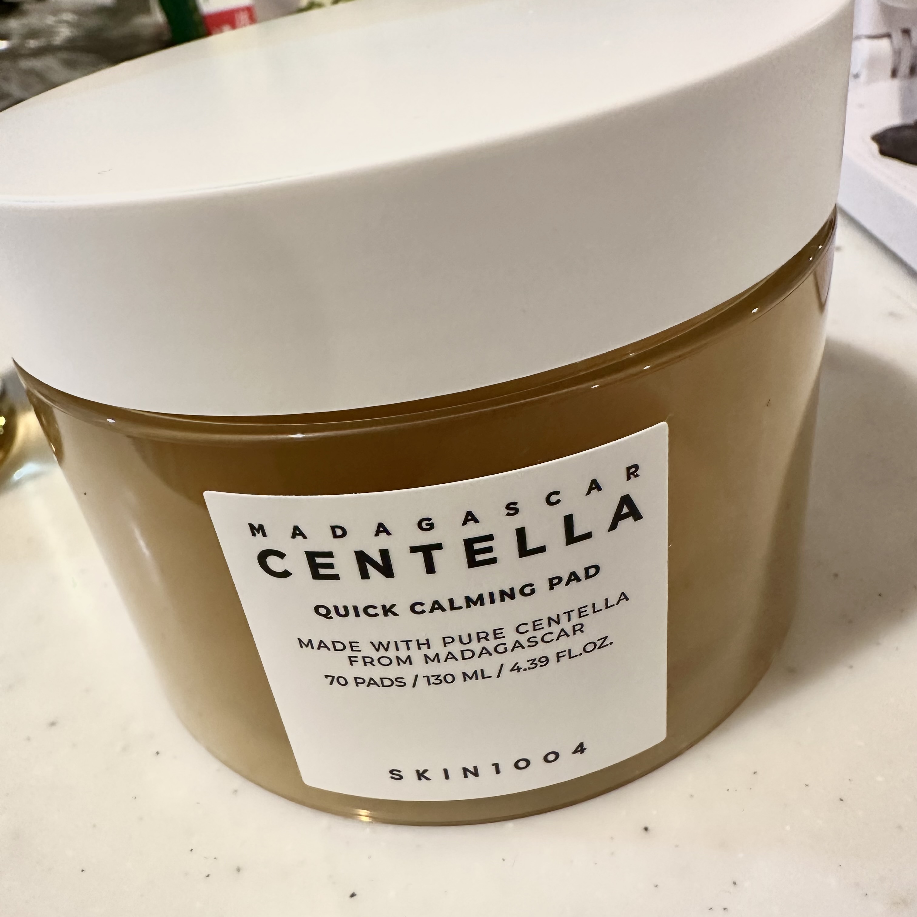 センテラ クイックカーミングパッド/SKIN1004/トナーパッドを使ったクチコミ（1枚目）