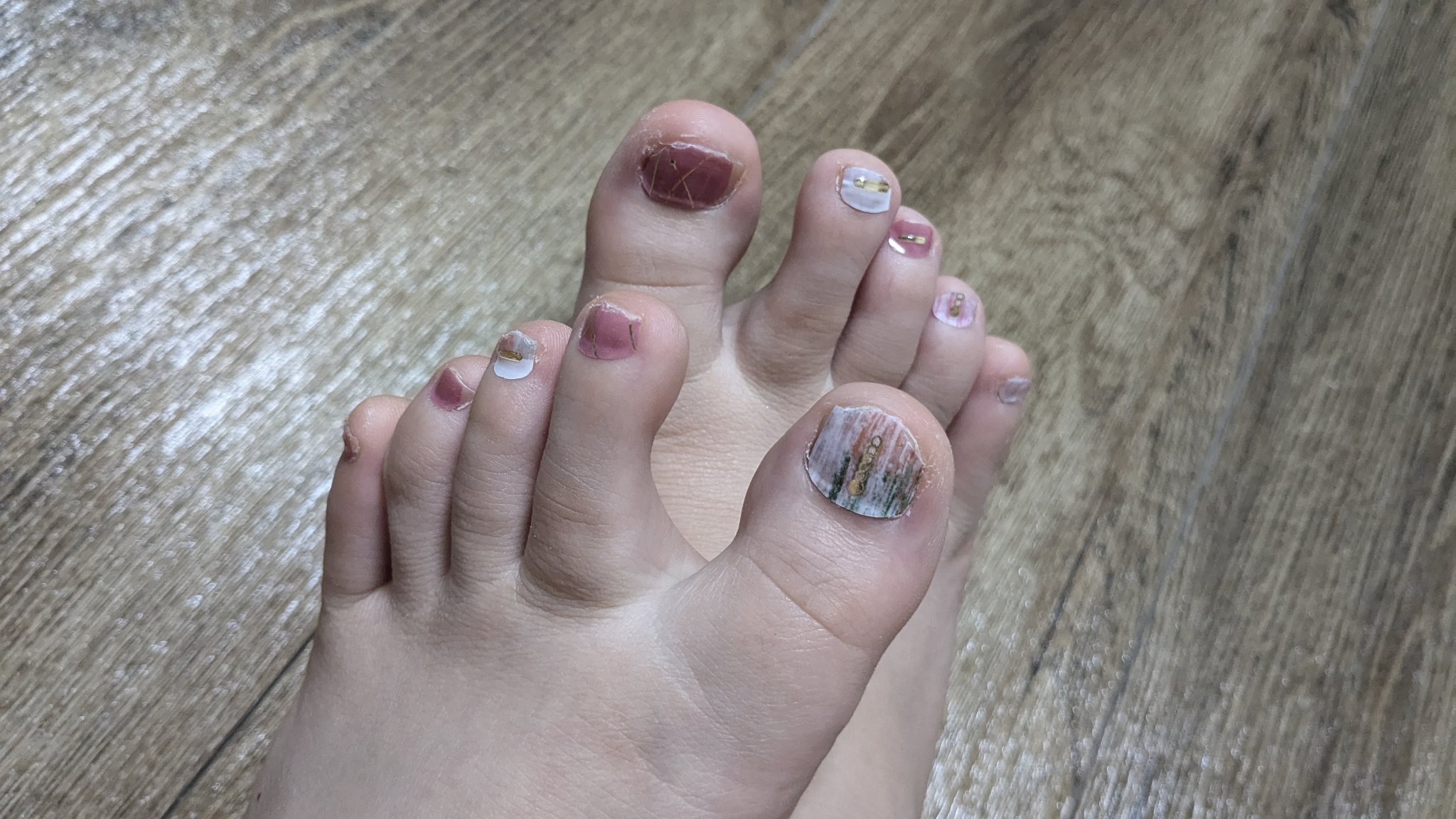 ジェルネイルシール/キャンドゥ/ネイルシールを使ったクチコミ（1枚目）