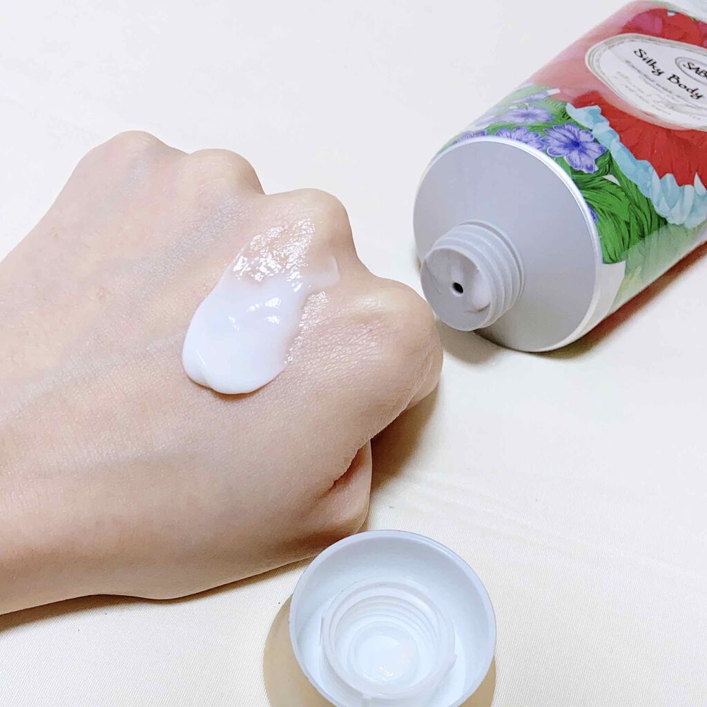 シルキーボディミルク フローラル・ブルーム/SABON/ボディミルクを使ったクチコミ(2枚目)