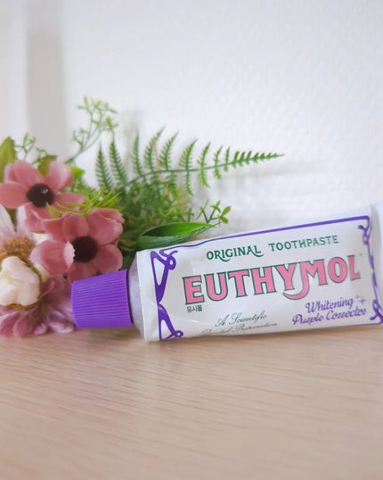 ホワイトパープル歯みがき ピーチフローラルミントの香り/EUTHYMOL/歯磨き粉を使ったクチコミ(1枚目)