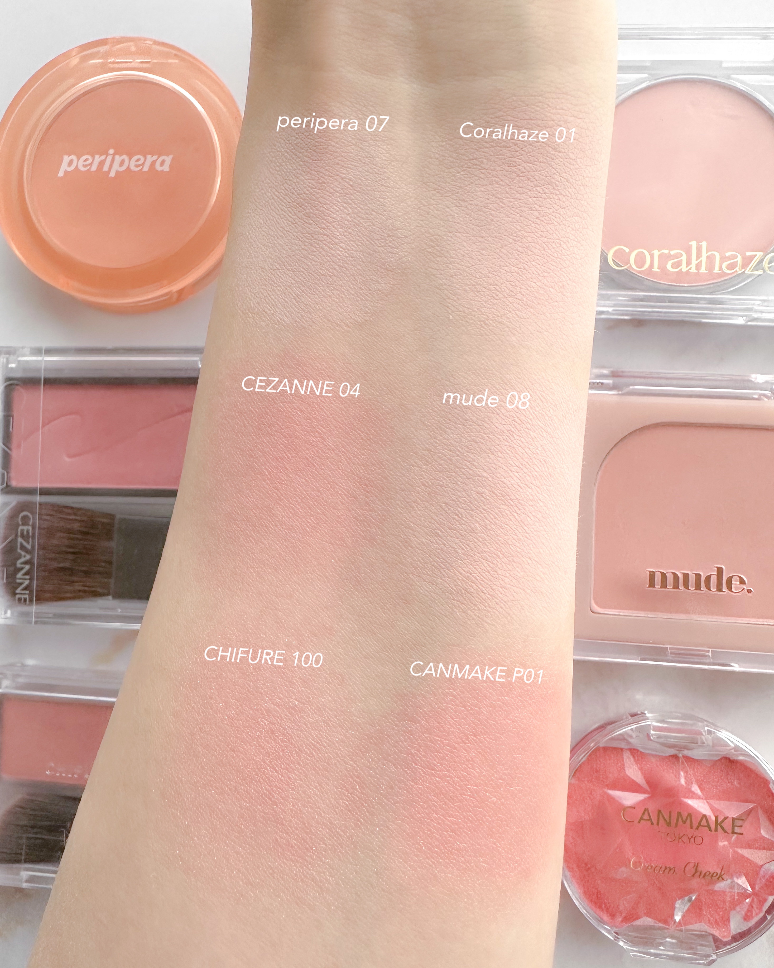 ソフトブラーチーク/Coralhaze/パウダーチークを使ったクチコミ（3枚目）