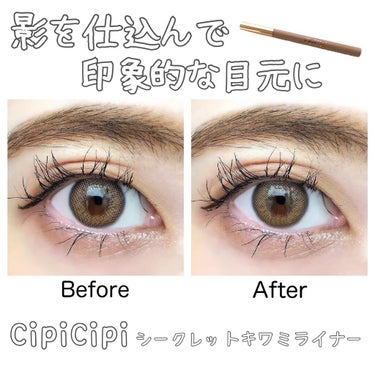 シークレットキワミライナー R/CipiCipi/リキッドアイライナーを使ったクチコミ（1枚目）