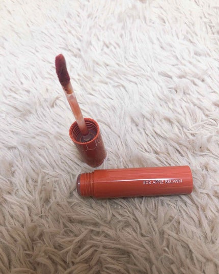 ジューシーラスティングティント/rom&nd/リップティントを使ったクチコミ(2枚目)