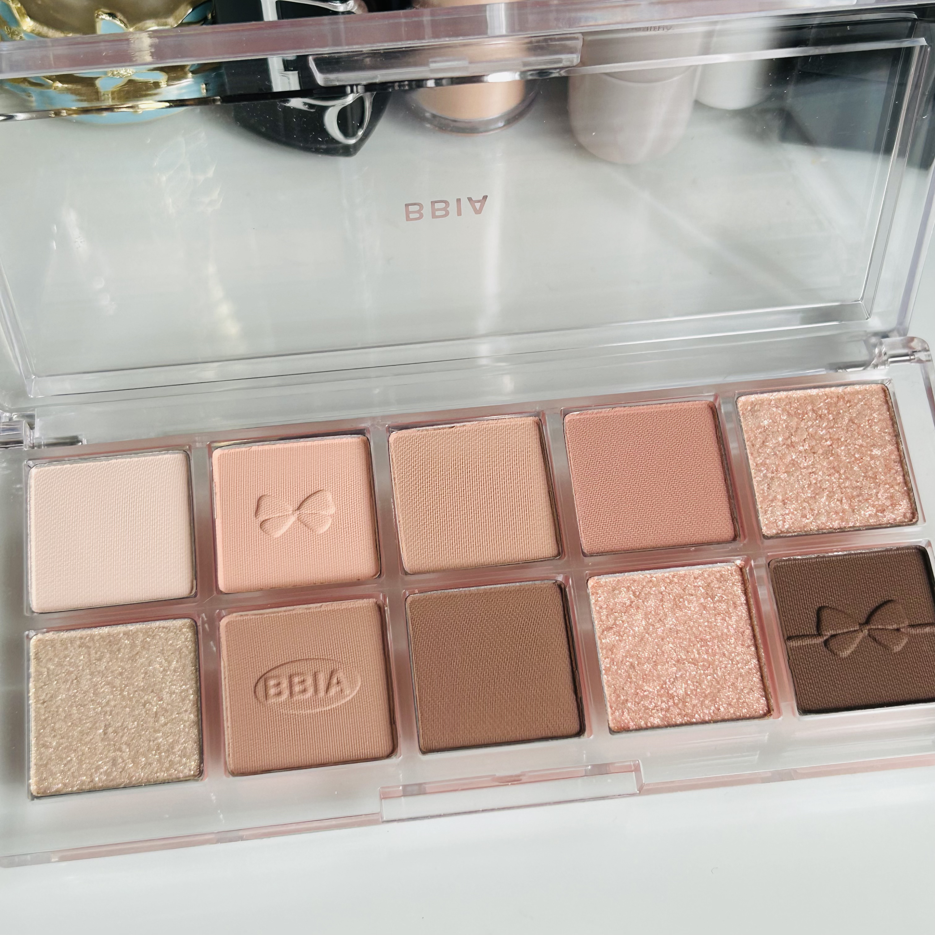 エッセンシャルアイパレット 02 ユアーピーチ/BBIA/マルチパレットを使ったクチコミ（2枚目）