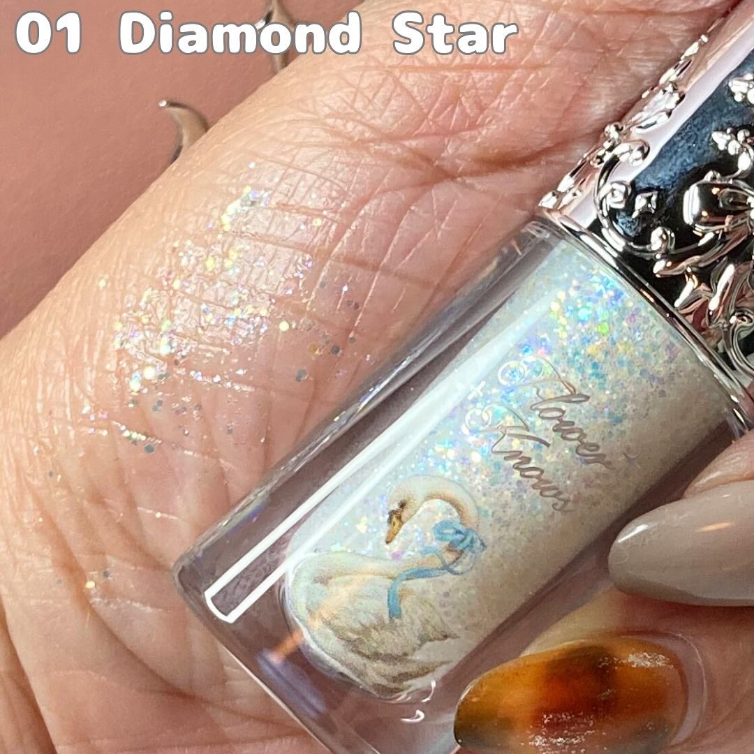 フラワーノーズ スワンバレエシリーズ リキッドアイシャドウ/FlowerKnows/リキッドアイシャドウを使ったクチコミ(3枚目)
