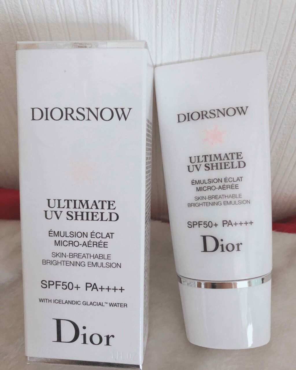 【旧】スノー アルティメット ＵＶシールド 50＋/Dior/日焼け止めミルクを使ったクチコミ（1枚目）