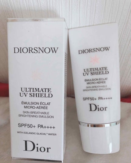 【旧】スノー アルティメット UVシールド 50+/Dior/日焼け止めミルクを使ったクチコミ(1枚目)