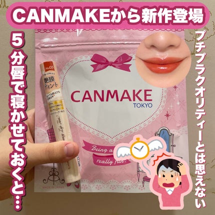 ジューシーリップティント/キャンメイク/口紅を使ったクチコミ(1枚目)