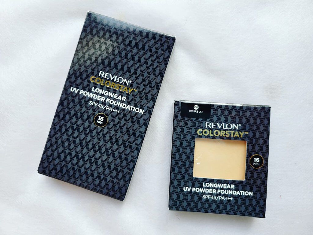  カラーステイ ロングウェア UV パウダー ファンデーション 02 オークル 20/REVLON/パウダーファンデーションを使ったクチコミ（1枚目）