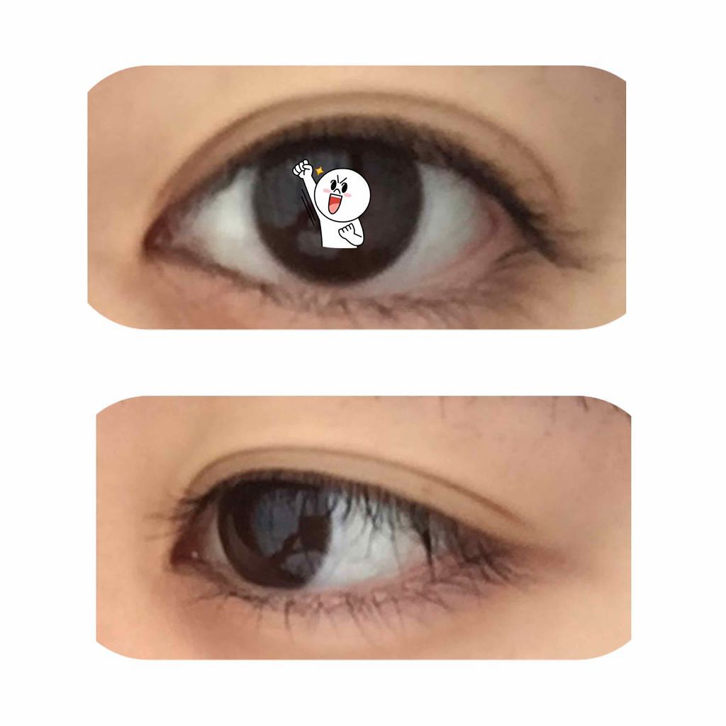 エルージュ 2weeks シックブラウン/éRouge/２週間（２WEEKS）カラコンを使ったクチコミ（3枚目）