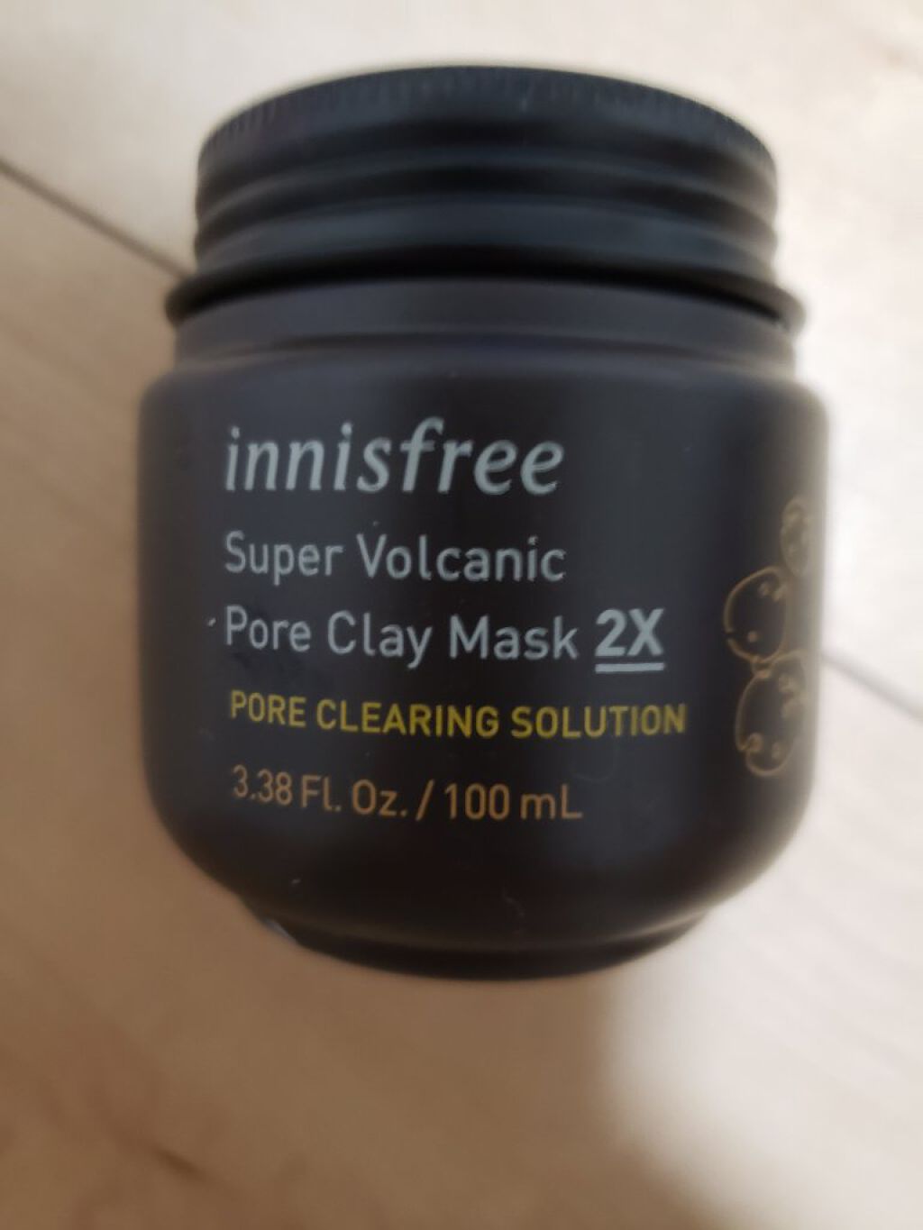 スーパーヴォルカニック ポア クレイマスク/innisfree/洗い流すパック・マスクを使ったクチコミ(1枚目)