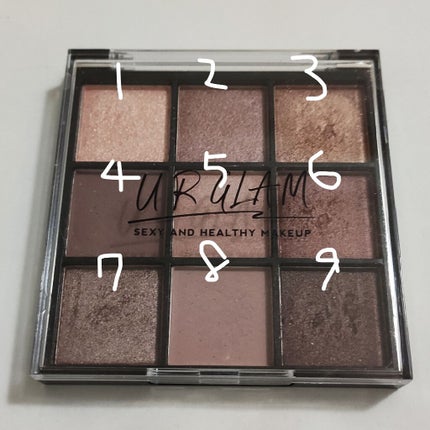 UR GLAM BLOOMING EYE COLOR PALETTE/U R GLAM/アイシャドウパレットを使ったクチコミ(2枚目)