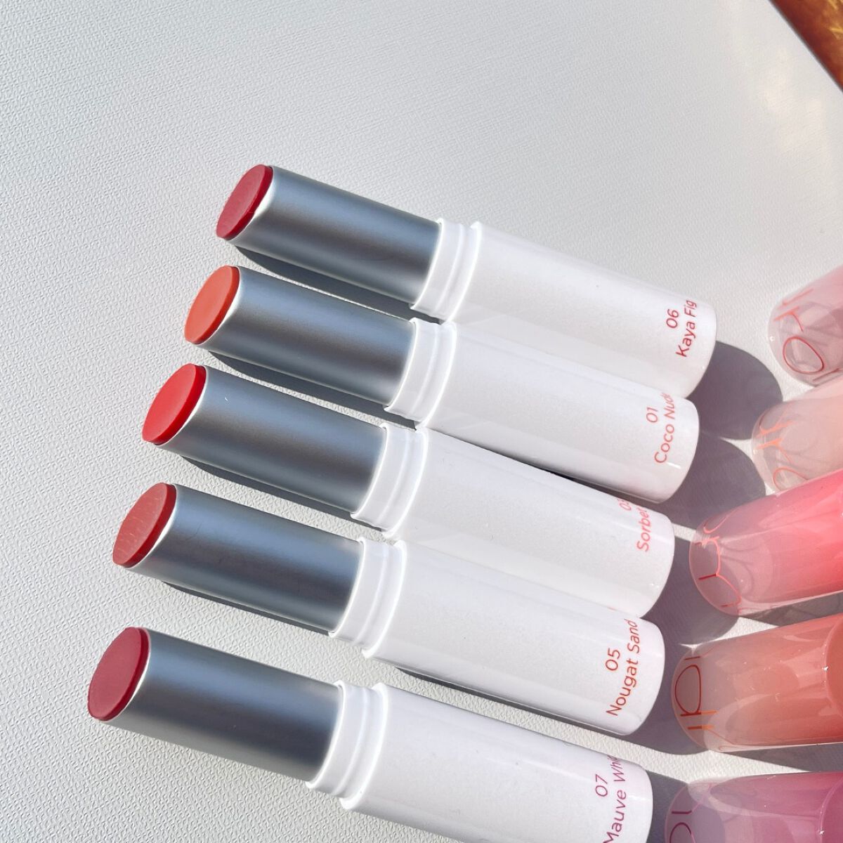 グラスティングメルティングバーム/rom&nd/リップバームを使ったクチコミ(6枚目)