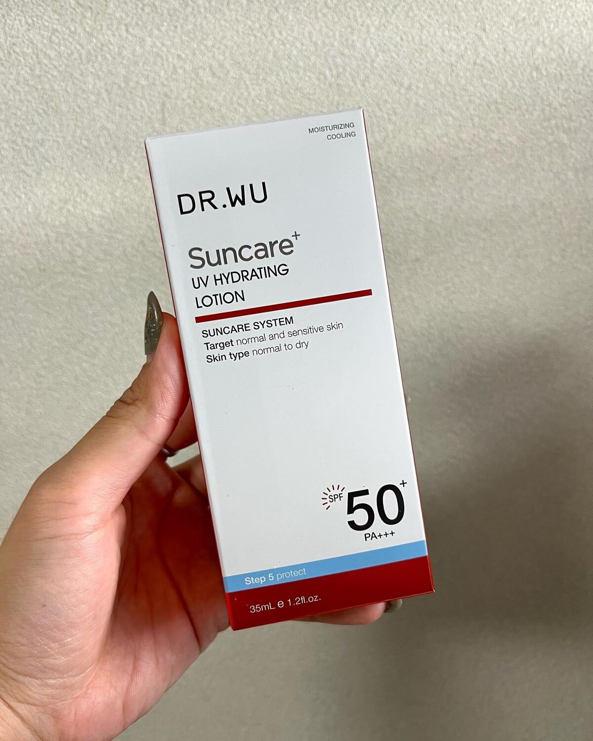 サンスクリーン+  モイスト日焼け止め＜日焼け止め＞/DR.WU/日焼け止めクリームを使ったクチコミ（2枚目）