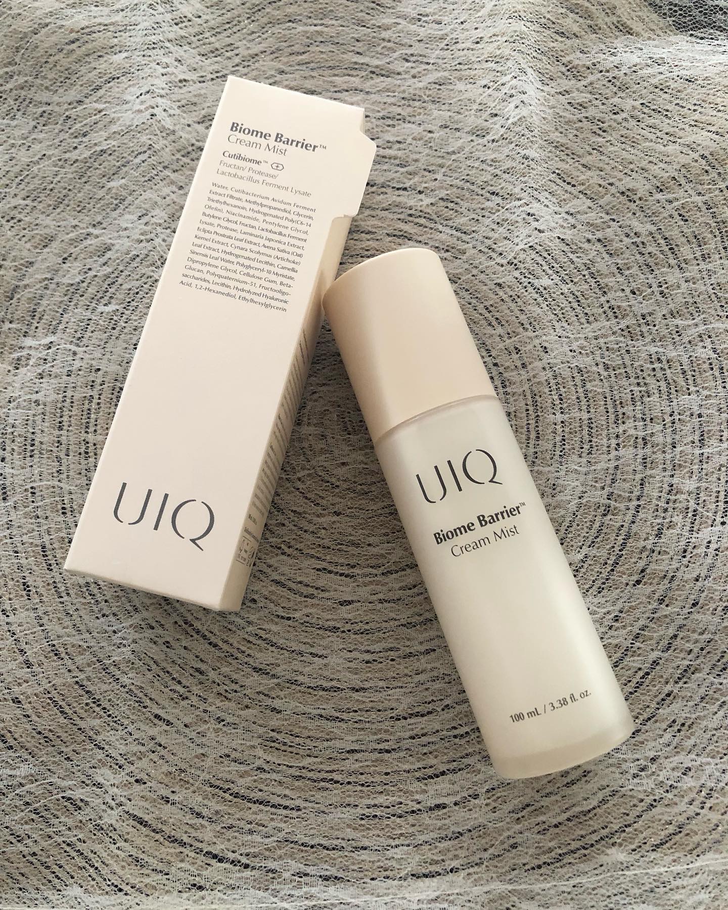 バイオームバリア クリームミスト/UIQ/ミスト状化粧水を使ったクチコミ（1枚目）