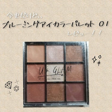 UR GLAM　BLOOMING EYE COLOR PALETTE/U R GLAM/アイシャドウパレットを使ったクチコミ（1枚目）