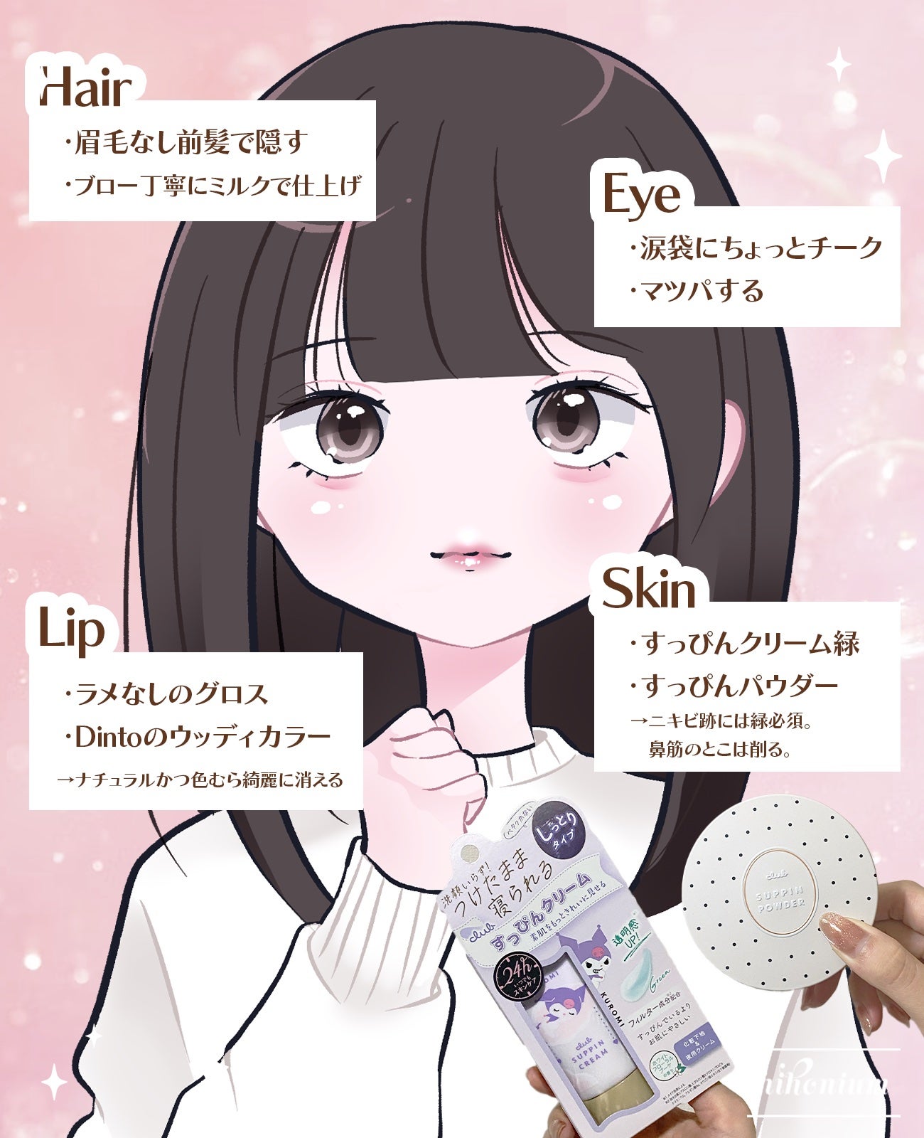 すっぴん ホワイトニングパウダーA/クラブ/プレストパウダーを使ったクチコミ(2枚目)