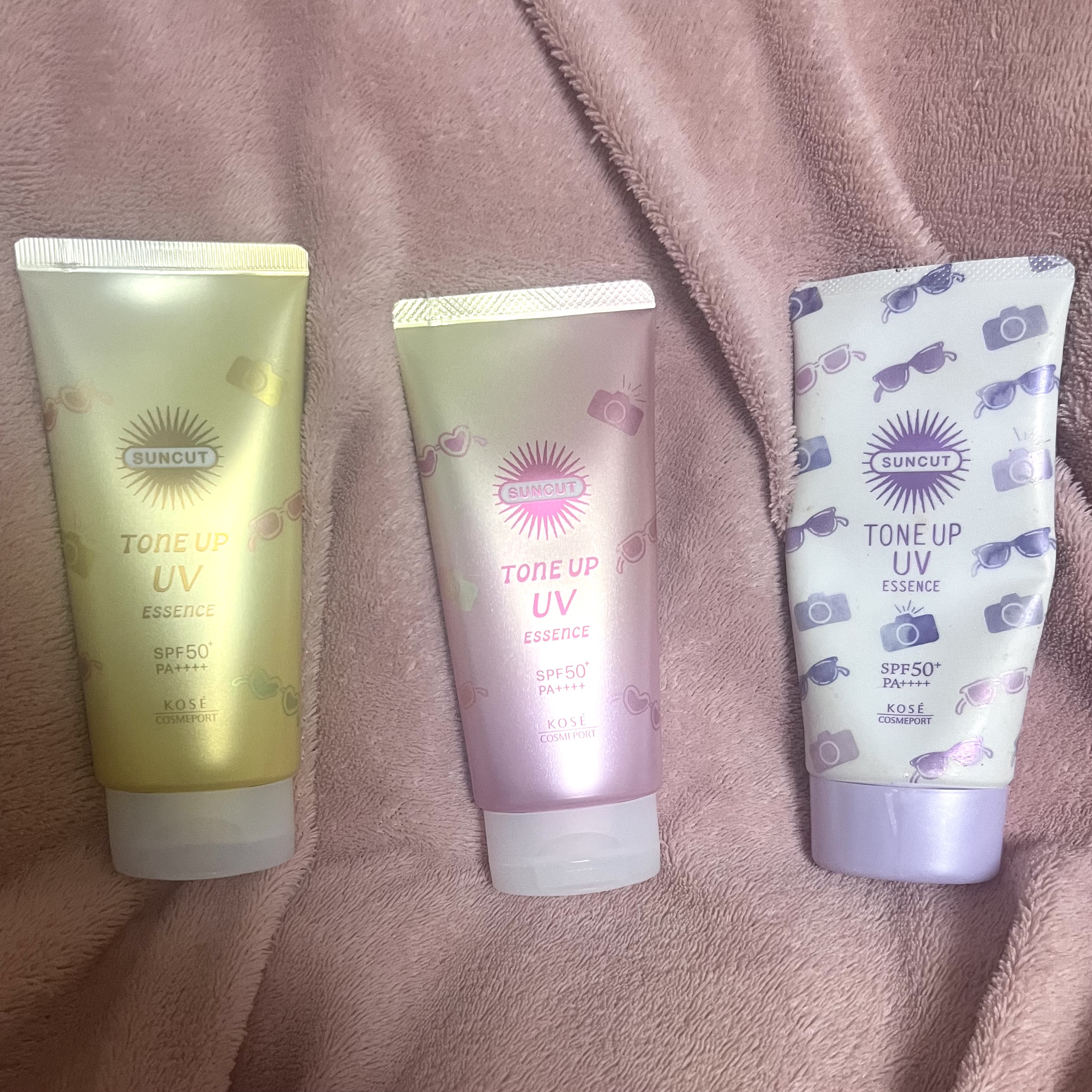 サンカットR トーンアップUV エッセンス ローズピンク/サンカット®/日焼け止めローションを使ったクチコミ（1枚目）