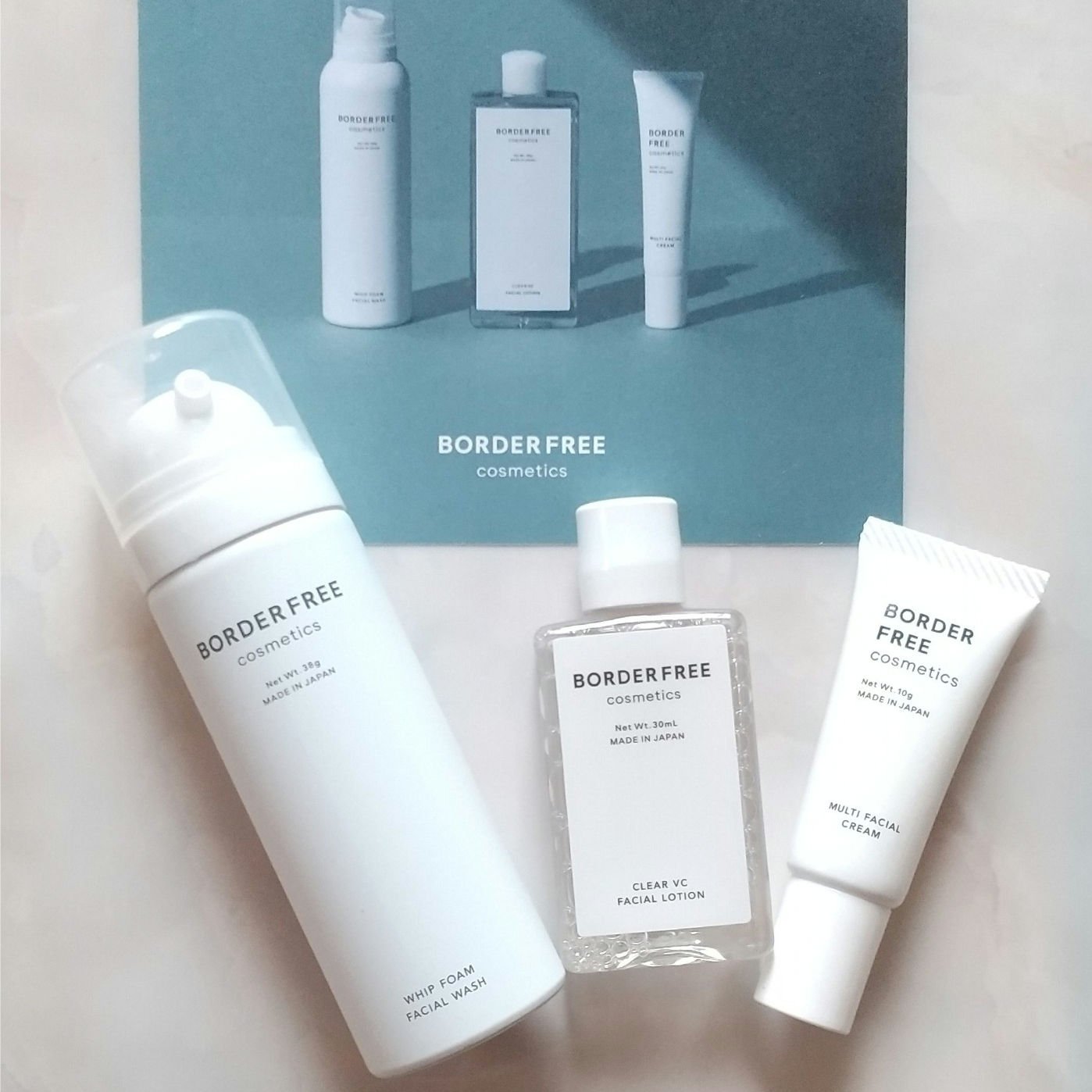 ミニサイズスキンケアセット/BORDER FREE cosmetics/トライアルキットを使ったクチコミ（2枚目）