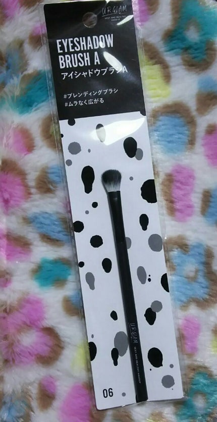 UR GLAM EYESHADOW BRUSH A/U R GLAM/メイクブラシを使ったクチコミ(1枚目)