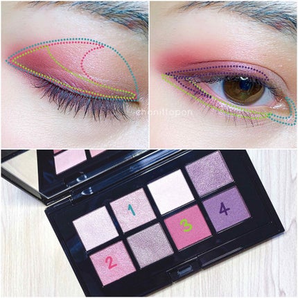 コンパクトアディクション “パーティタッチ”/ADDICTION/アイシャドウパレットを使ったクチコミ(2枚目)