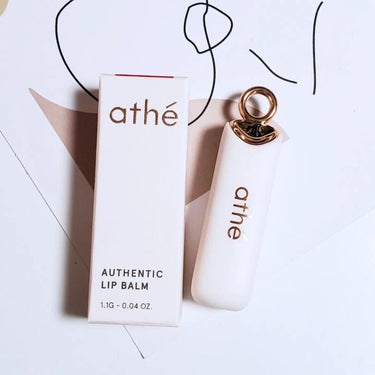 athe AUTHENTIC LIP BALM 04 ブレイブ /athe/口紅を使ったクチコミ（1枚目）