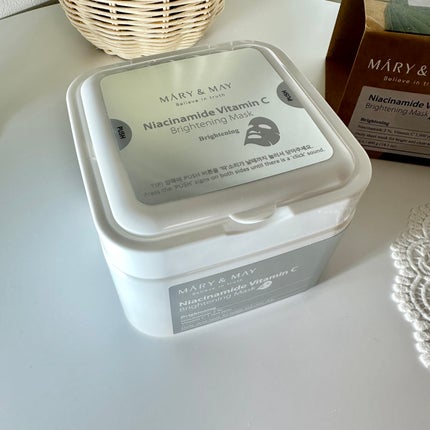 ナイアシンアミドビタミンC ブライトニングマスク/MARY&MAY/シートマスク・パックを使ったクチコミ(2枚目)
