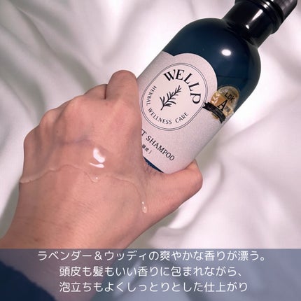 薬用スカルプケアシャンプー/トリートメント モイスト/WELLP/市販シャンプーを使ったクチコミ(4枚目)