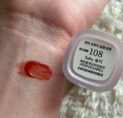 フルーティーグラムティント/Laka/リップティントを使ったクチコミ(3枚目)