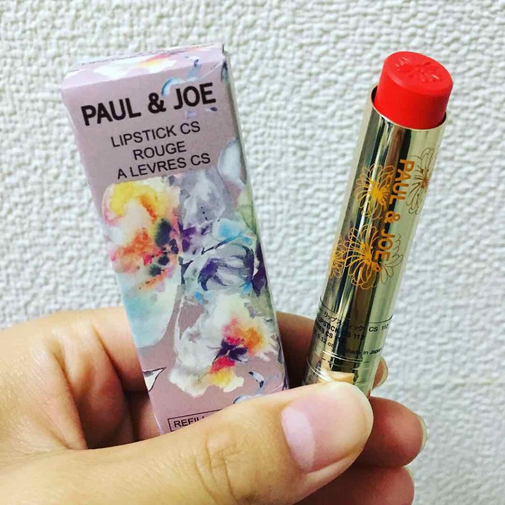 リップスティック CS 112 ガーベラデイジー/PAUL & JOE BEAUTE/口紅を使ったクチコミ（1枚目）