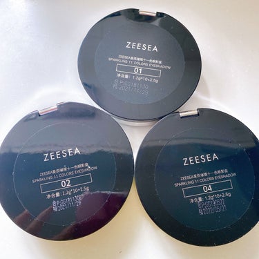 ZEESEA ZEESEAアイシャドウパレットのクチコミ「\ZEESEA SPARKLING 11 COLORS EYESHADOW/


01 ブラウ.....」（3枚目）