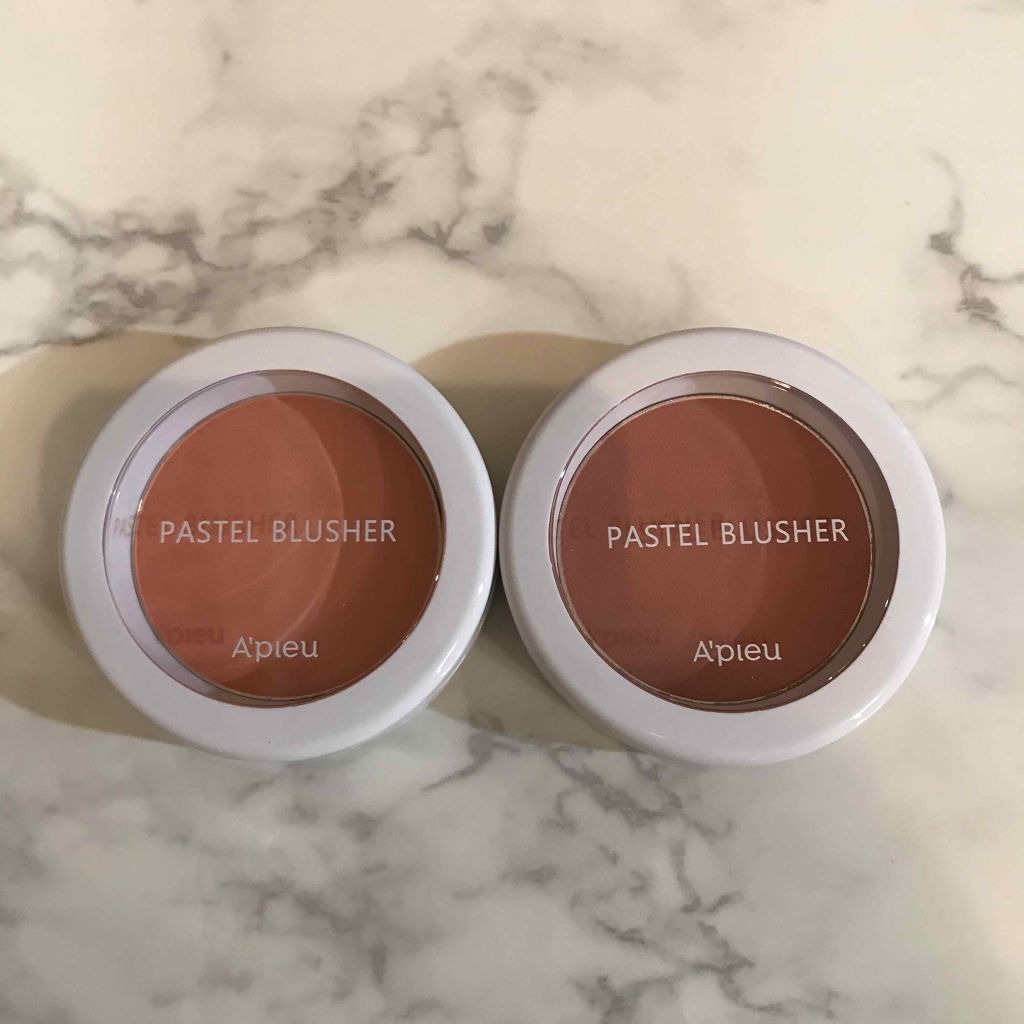 アピュー パステルブラッシャー/A’pieu/パウダーチークを使ったクチコミ(2枚目)
