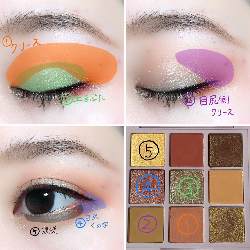 VenusMarble 9色アイシャドウパレット Author(オーサー) /Venus Marble/アイシャドウパレットを使ったクチコミ（2枚目）