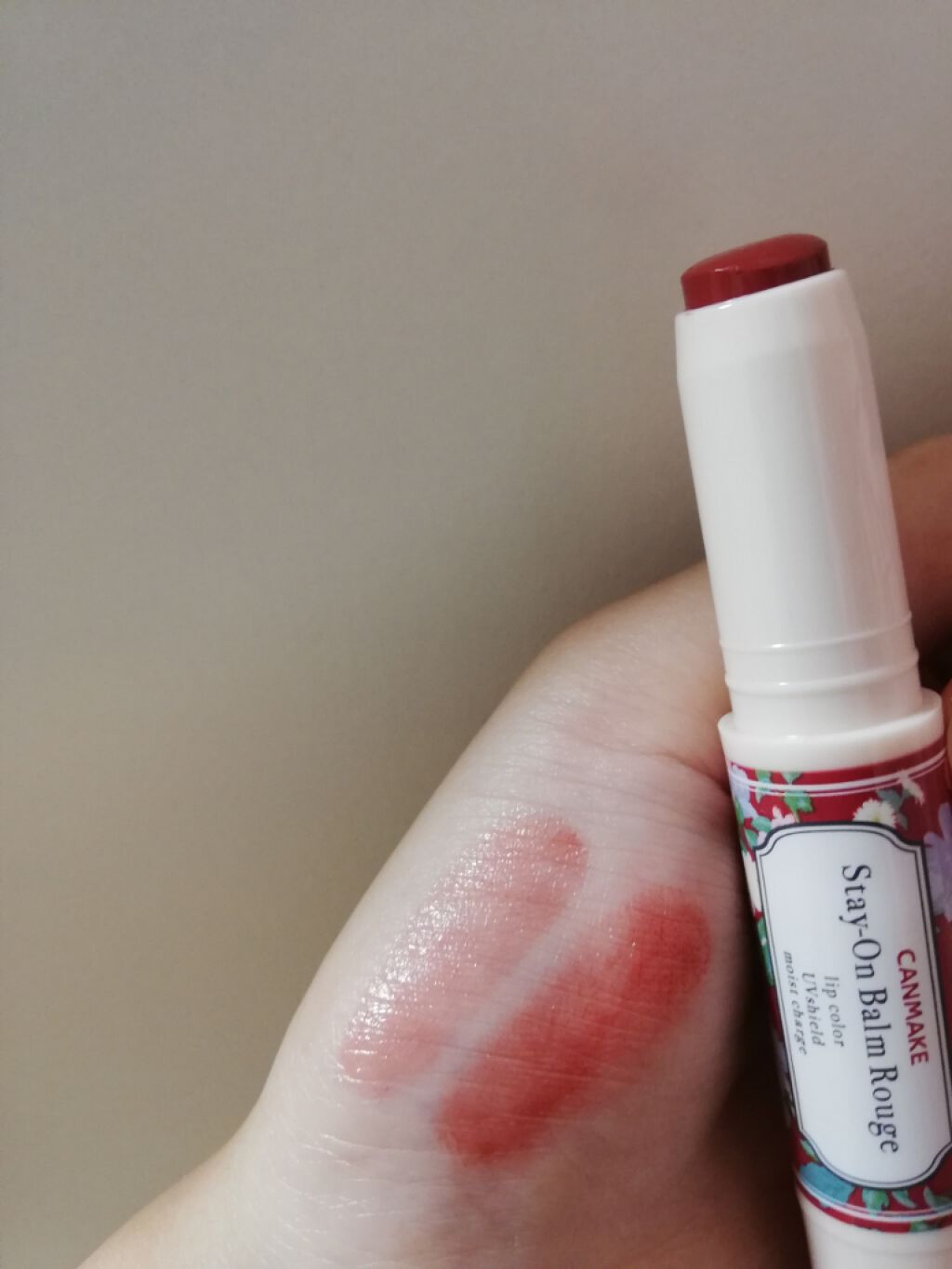 ステイオンバームルージュ/キャンメイク/口紅を使ったクチコミ(2枚目)