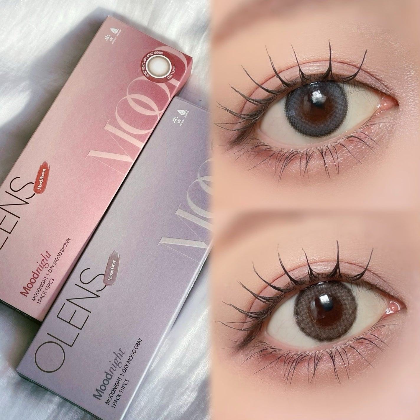 Moodnight 1day/OLENS/ワンデー(1DAY)カラコンを使ったクチコミ(4枚目)