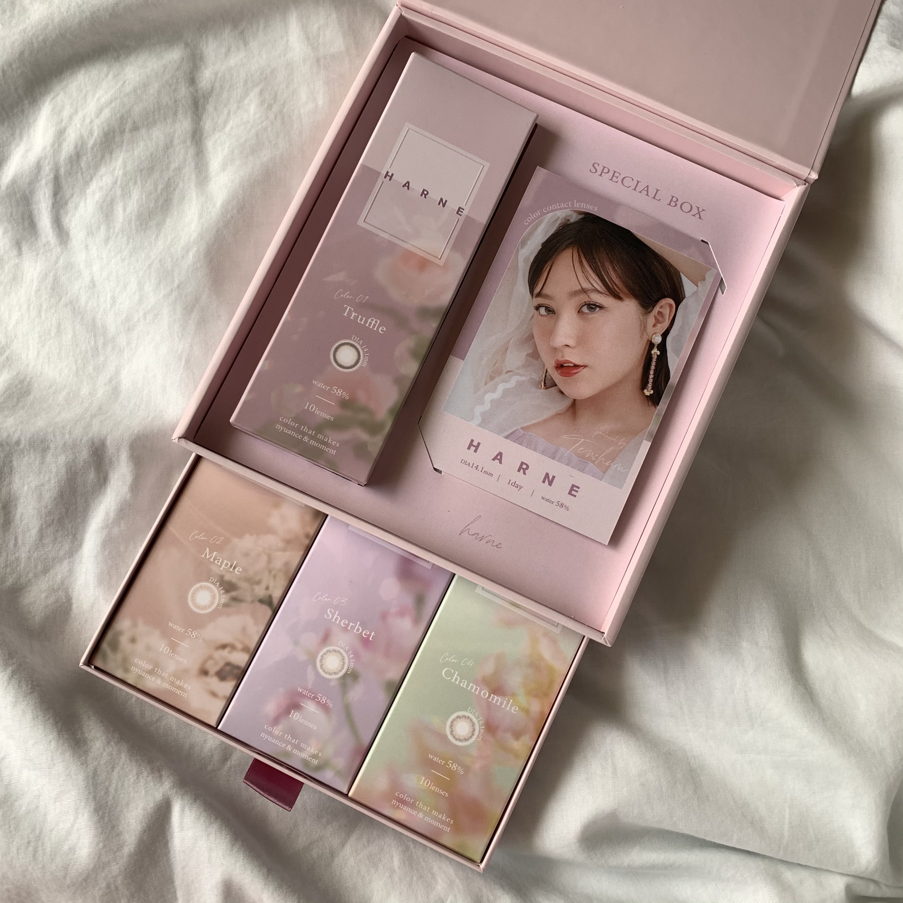 HARNE 1day/HARNE/ワンデー（１DAY）カラコンを使ったクチコミ（2枚目）