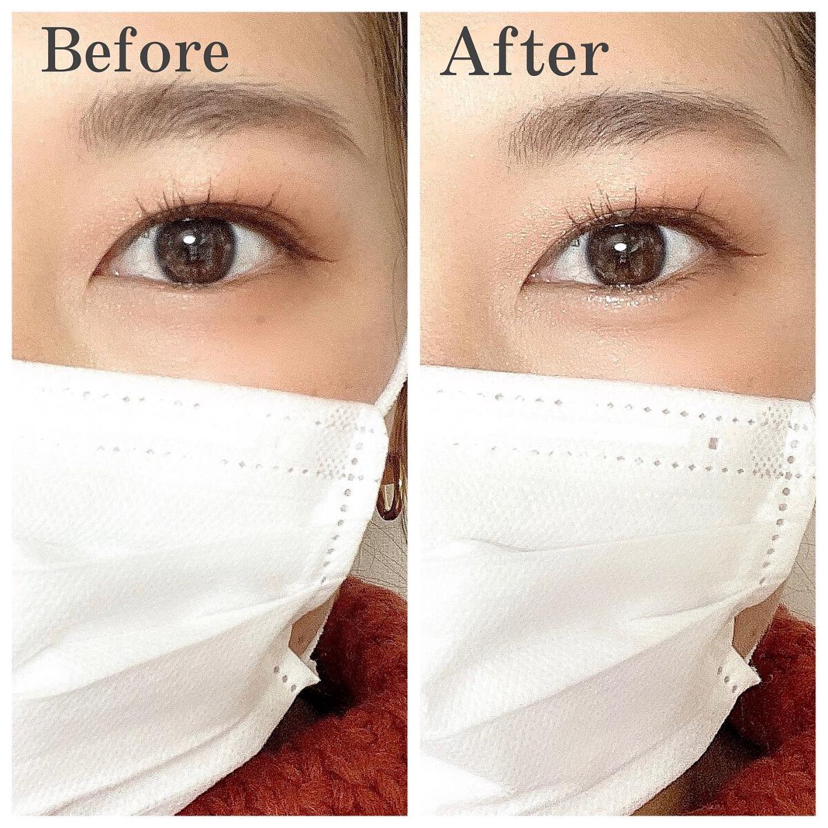 描くふたえアイライナー/CEZANNE/リキッドアイライナーを使ったクチコミ(2枚目)