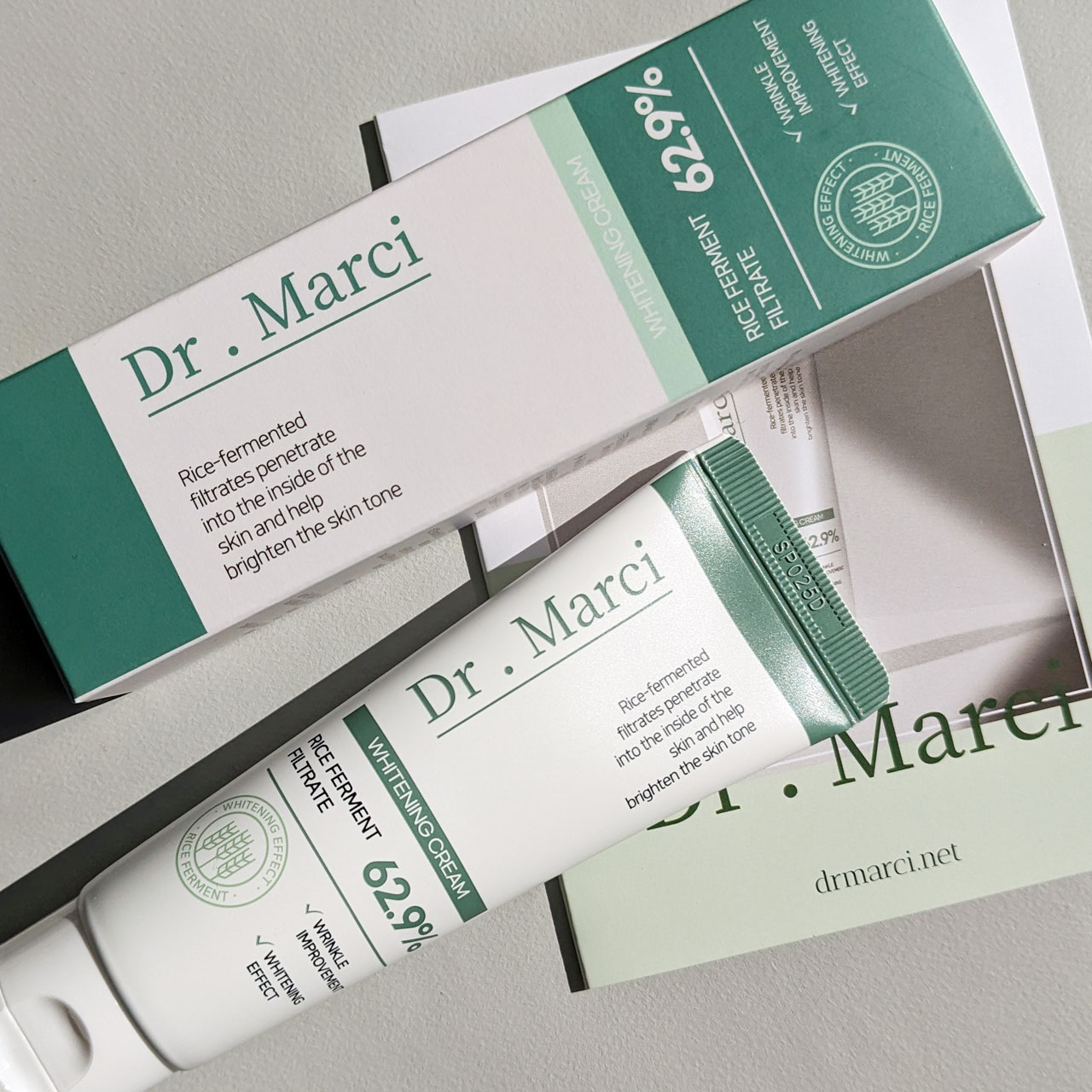 ドクターマルシー グルタチオン 米発酵 光彩 着色 ホワイトニングクリーム/ドクターマルシー/フェイスクリームを使ったクチコミ（1枚目）