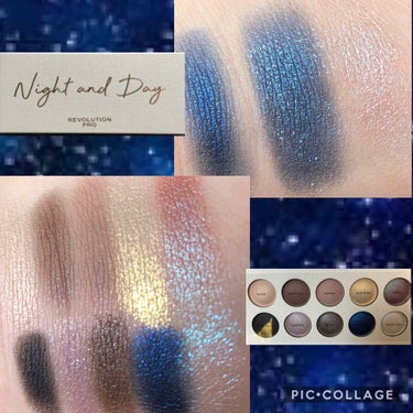 Colour Focus Palette Night & Day/MAKEUP REVOLUTION/アイシャドウパレットを使ったクチコミ（2枚目）